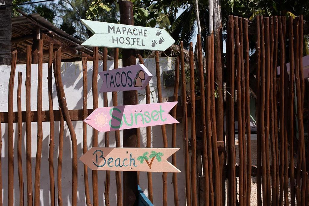Mapache Hostel & Camping Isla Holbox Exterior photo